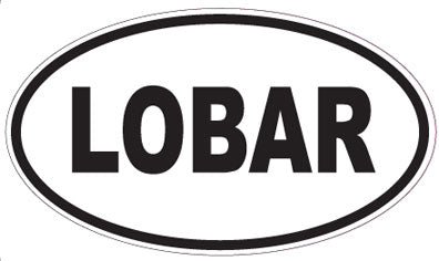 LOBAR - Oval Magnet