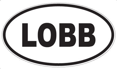 LOBB - Oval Magnet