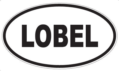 LOBEL - Oval Sticker