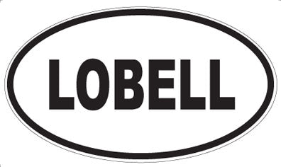 LOBELL - Oval Sticker