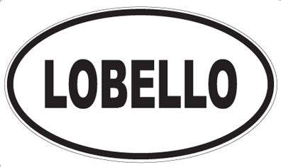 LOBELLO - Oval Magnet