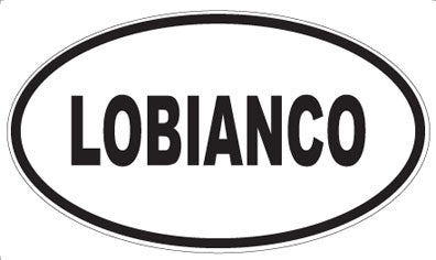 LOBIANCO - Oval Sticker