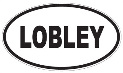 LOBLEY - Oval Sticker