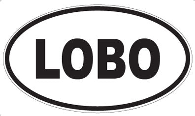 LOBO - Oval Magnet