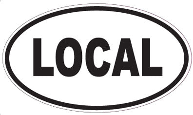 LOCAL - Oval Sticker