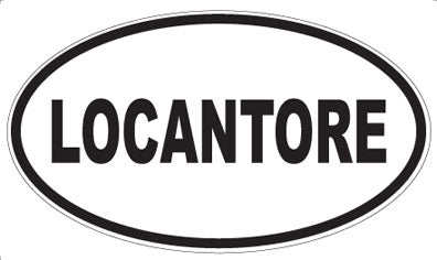 LOCANTORE - Oval Magnet