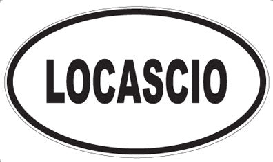 LOCASCIO - Oval Magnet