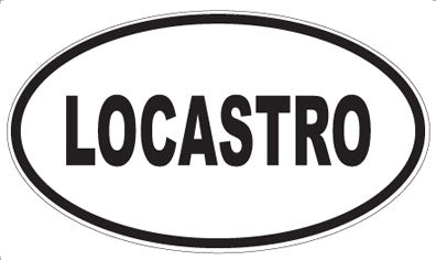 LOCASTRO - Oval Magnet