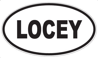 LOCEY - Oval Magnet
