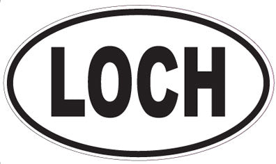 LOCH - Oval Sticker