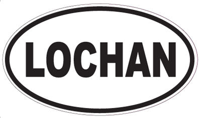 LOCHAN - Oval Sticker