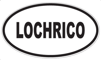 LOCHRICO - Oval Sticker