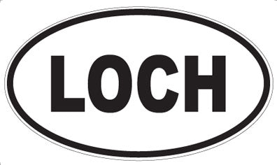 LOCH - Oval Magnet