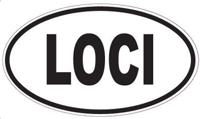 LOCI - Oval Sticker