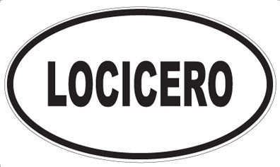 LOCICERO - Oval Magnet