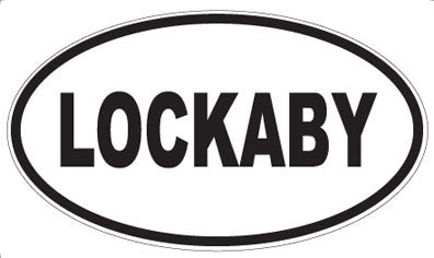 LOCKABY - Oval Sticker