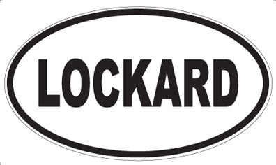 LOCKARD - Oval Sticker