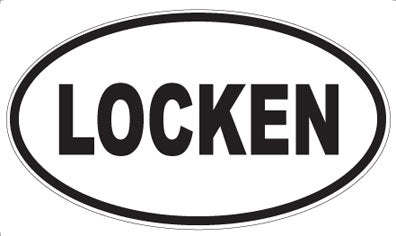 LOCKEN - Oval Magnet