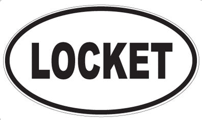 LOCKET - Oval Magnet