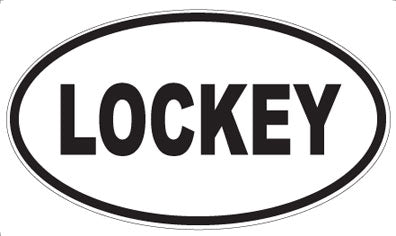 LOCKEY - Oval Magnet