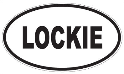 LOCKIE - Oval Magnet