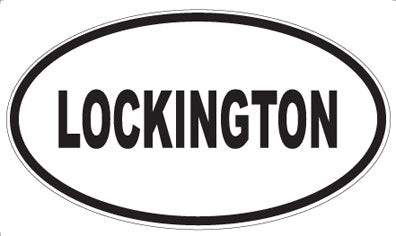 LOCKINGTON - Oval Sticker