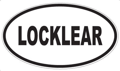 LOCKLEAR - Oval Magnet