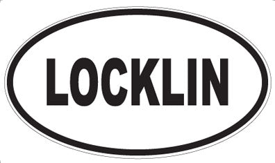 LOCKLIN - Oval Magnet