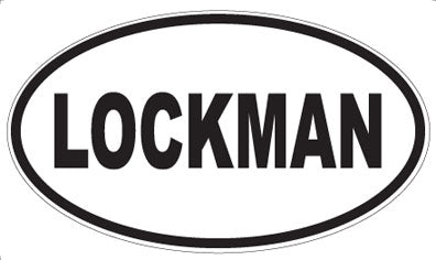 LOCKMAN - Oval Magnet