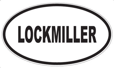 LOCKMILLER - Oval Sticker