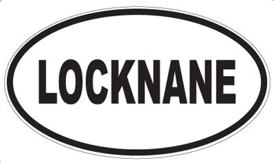 LOCKNANE - Oval Sticker