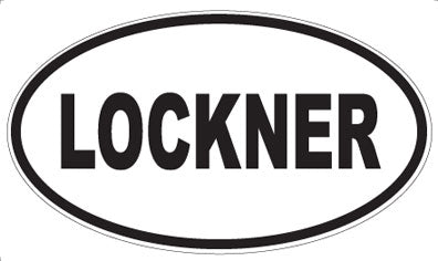 LOCKNER - Oval Magnet