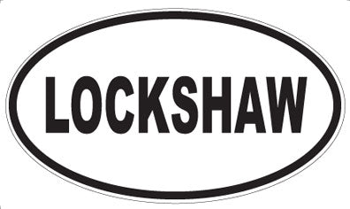 LOCKSHAW - Oval Sticker