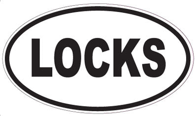LOCKS - Oval Magnet