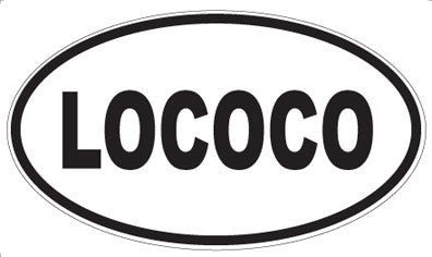 LOCOCO - Oval Sticker