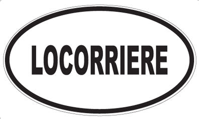 LOCORRIERE - Oval Magnet