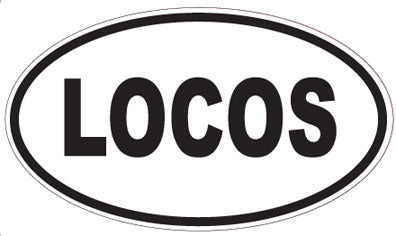LOCOS - Oval Magnet