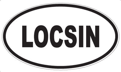LOCSIN - Oval Sticker