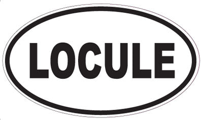 LOCULE - Oval Sticker