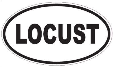 LOCUST - Oval Sticker