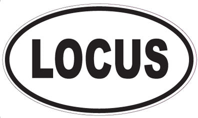 LOCUS - Oval Magnet