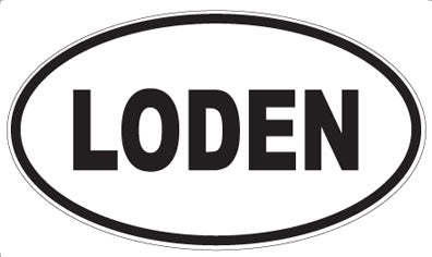 LODEN - Oval Sticker