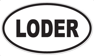 LODER - Oval Magnet