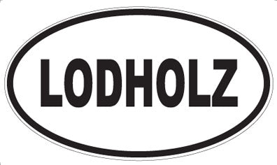 LODHOLZ - Oval Sticker
