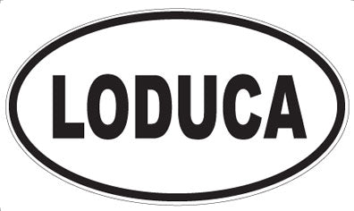 LODUCA - Oval Sticker