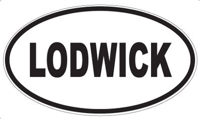 LODWICK - Oval Magnet