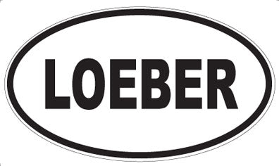 LOEBER - Oval Magnet