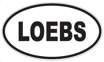 LOEBS - Oval Magnet