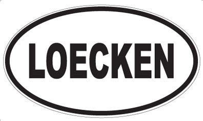 LOECKEN - Oval Sticker