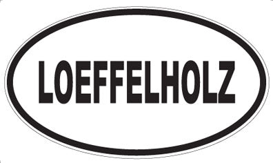 LOEFFELHOLZ - Oval Sticker